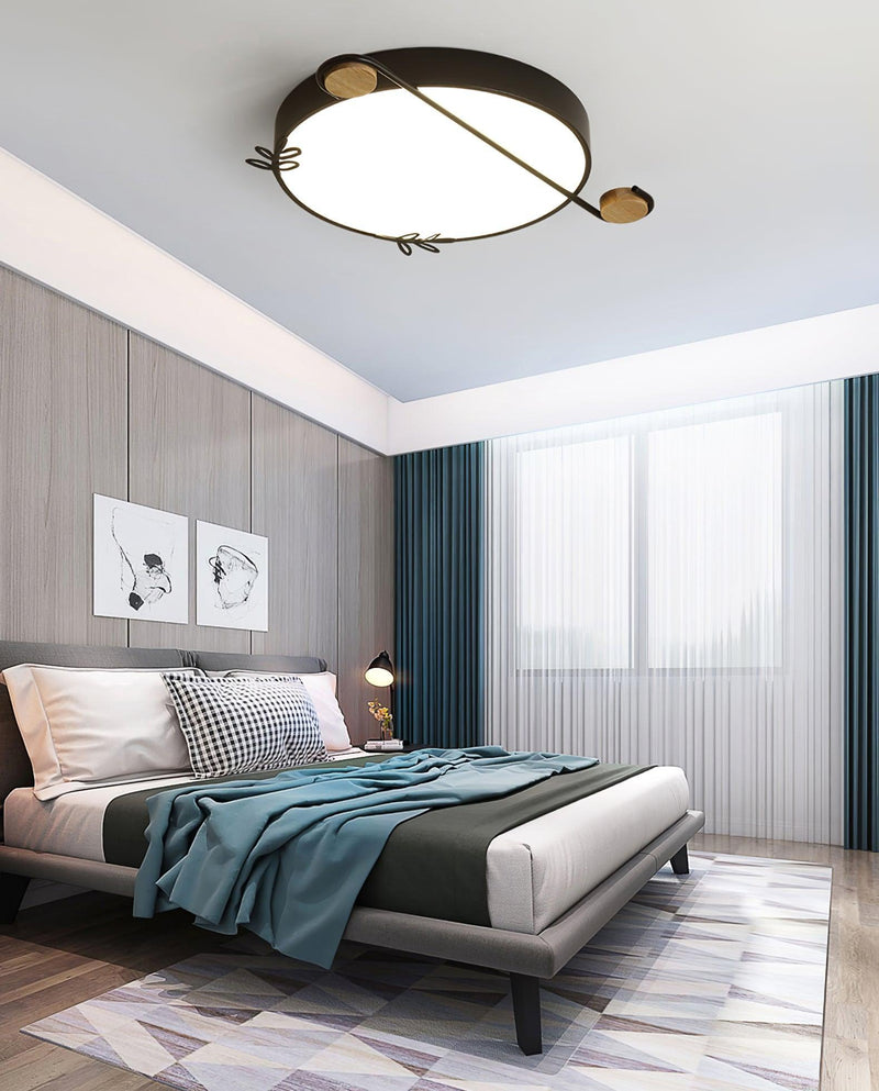 Musical Note Round Ceiling Lamp-DWHOME