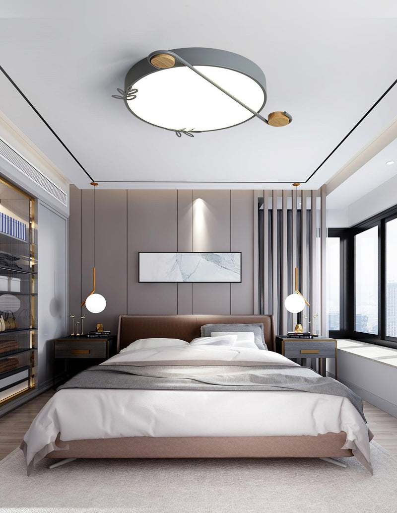 Musical Note Round Ceiling Lamp-DWHOME