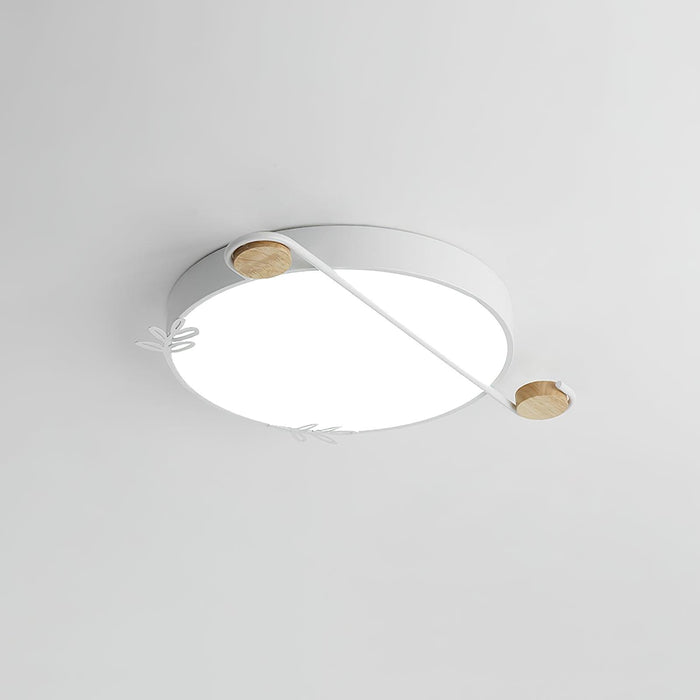 Musical Note Round Ceiling Lamp.