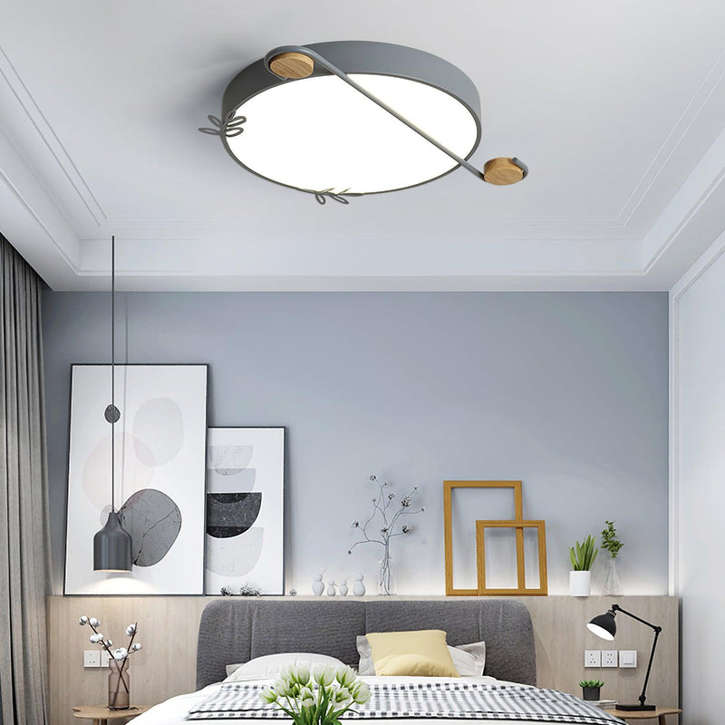 Musical Note Round Ceiling Lamp-DWHOME