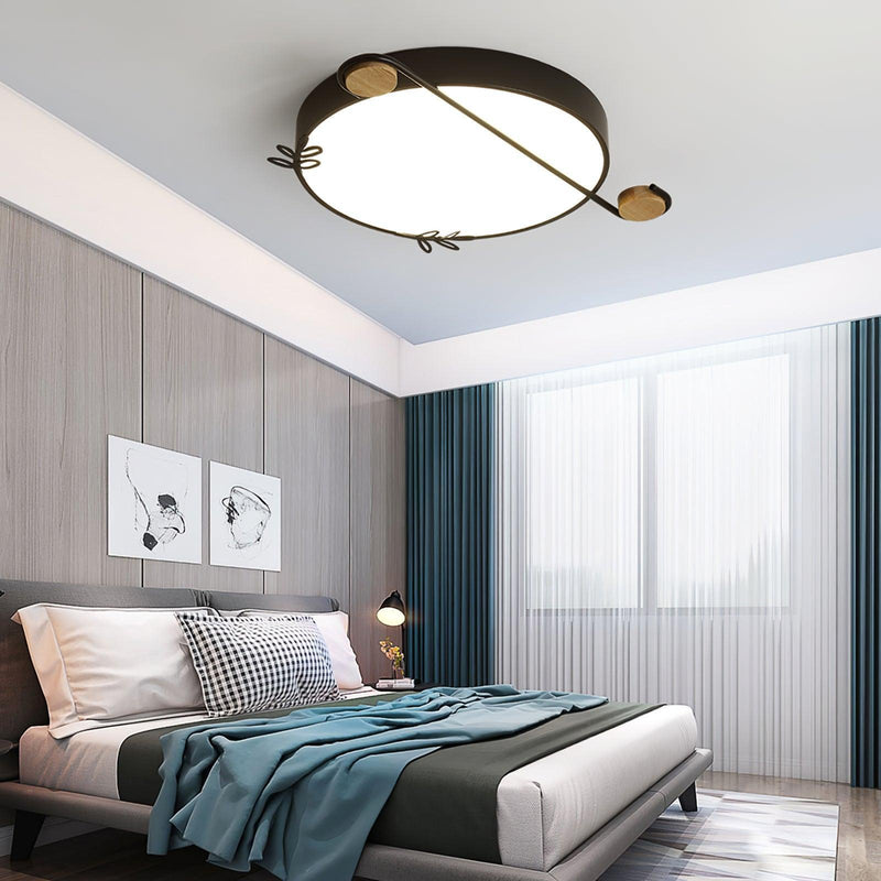 Musical Note Round Ceiling Lamp-DWHOME