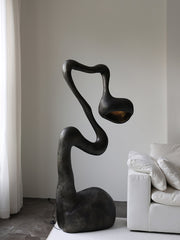 Myrrh Sculpture Floor Lamp-DWHOME