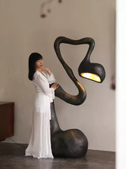 Myrrh Sculpture Floor Lamp-DWHOME