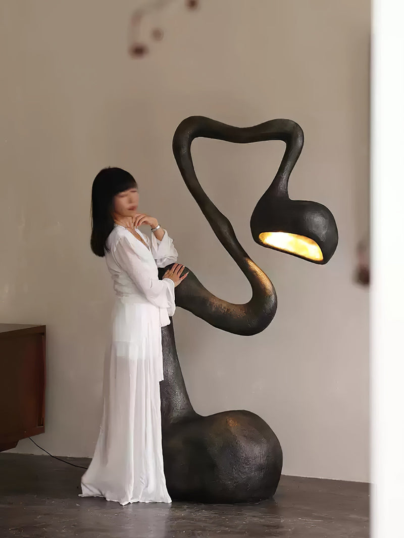 Myrrh Sculpture Floor Lamp-DWHOME