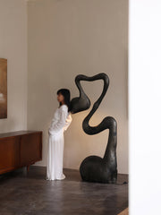 Myrrh Sculpture Floor Lamp-DWHOME