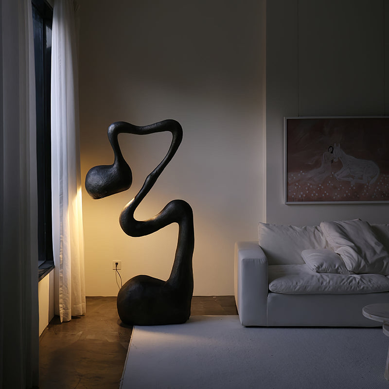 Myrrh Sculpture Floor Lamp-DWHOME