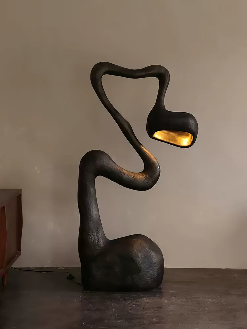Myrrh Sculpture Floor Lamp-DWHOME
