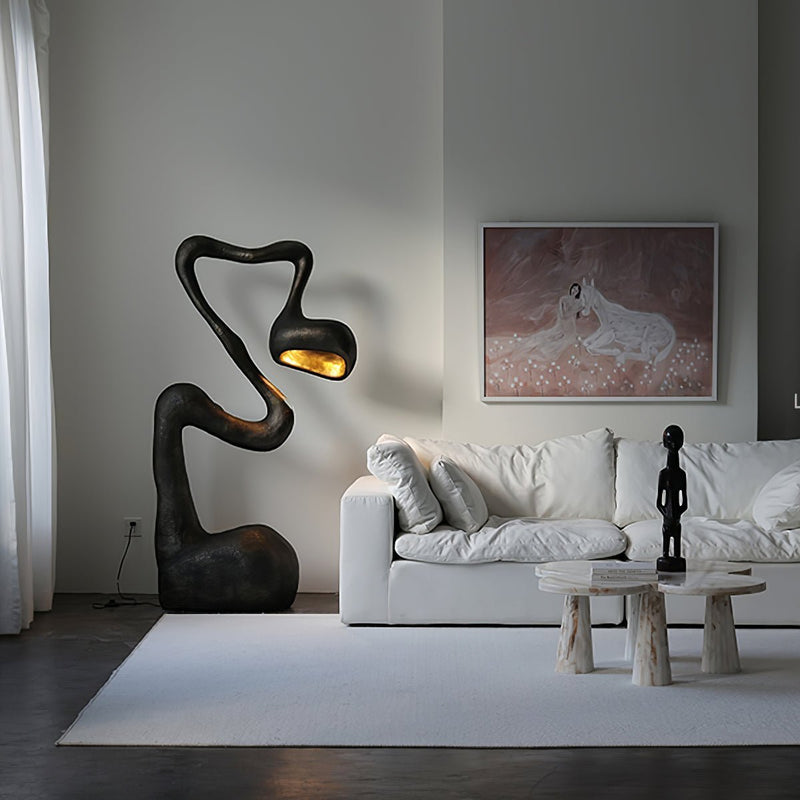 Myrrh Sculpture Floor Lamp-DWHOME