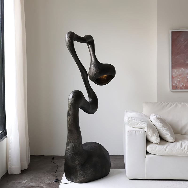 Myrrh Sculpture Floor Lamp-DWHOME