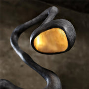 Myrrh Sculpture Floor Lamp-DWHOME