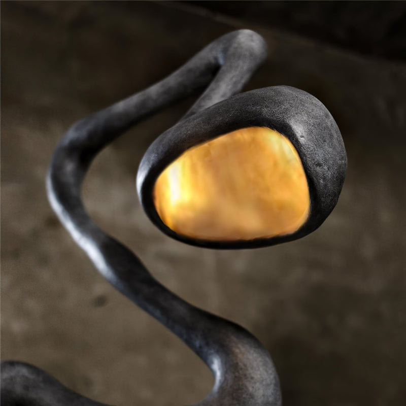 Myrrh Sculpture Floor Lamp-DWHOME