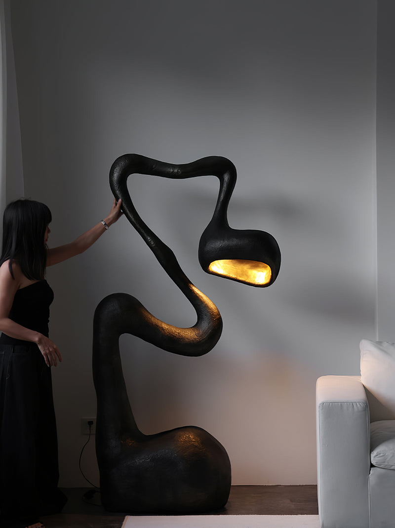 Myrrh Sculpture Floor Lamp-DWHOME