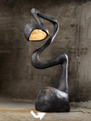 Myrrh Sculpture Floor Lamp-DWHOME