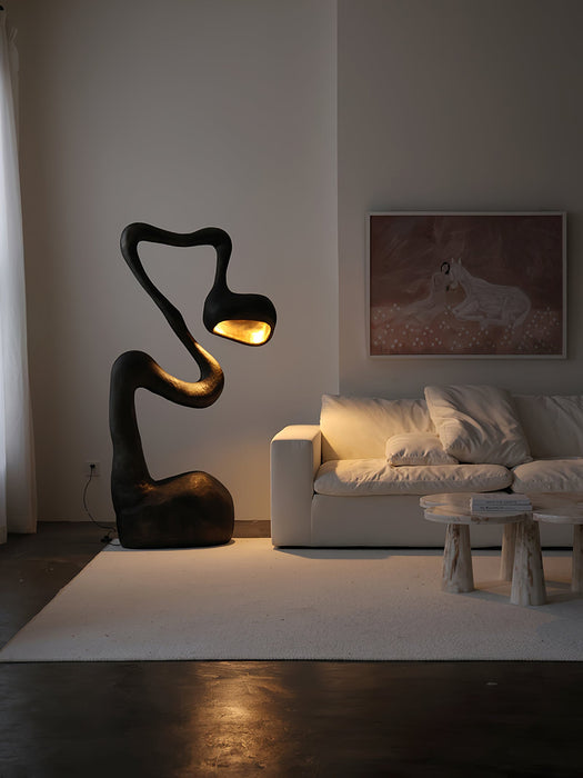 Myrrh Sculpture Floor Lamp-DWHOME
