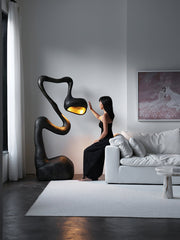 Myrrh Sculpture Floor Lamp-DWHOME