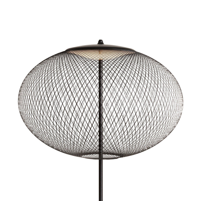 Metallic Meshwork Floor Lamp.