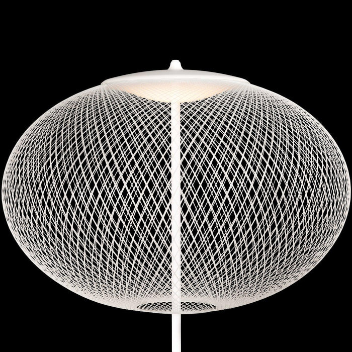 Metallic Meshwork Floor Lamp.