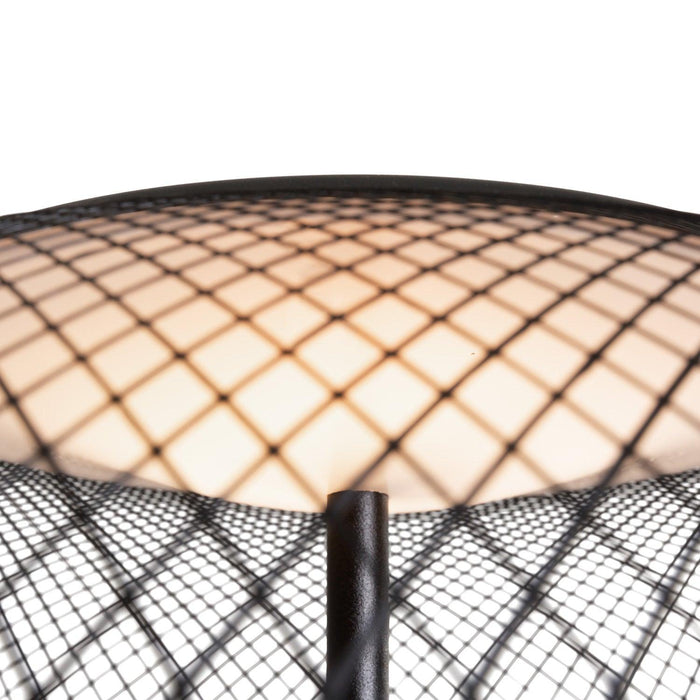 Metallic Meshwork Floor Lamp.