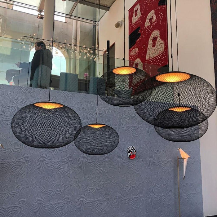 Metallic Meshwork Pendant Lamp-DWHOME