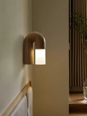 Arcus Wood Wall Lamp-DWHOME