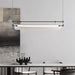 Linear Strip Chandelier.