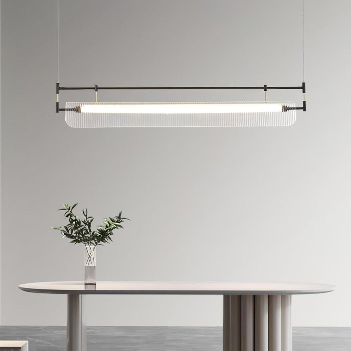 Linear Strip Chandelier.