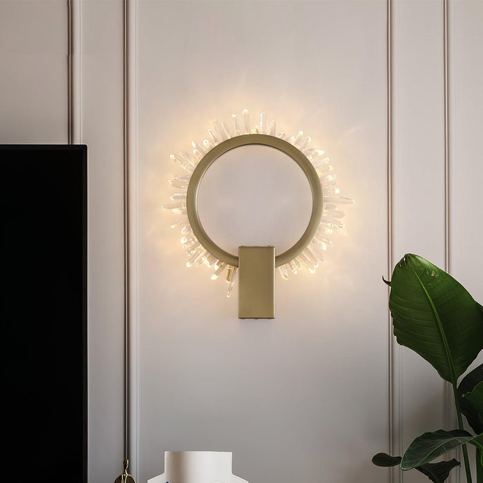 Natural Crystal Wall Lamp-DWHOME