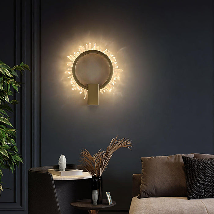 Natural Crystal Wall Lamp-DWHOME