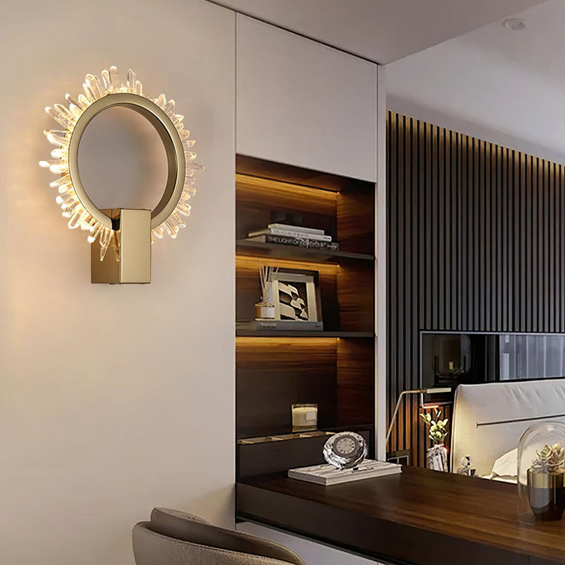 Natural Crystal Wall Lamp-DWHOME