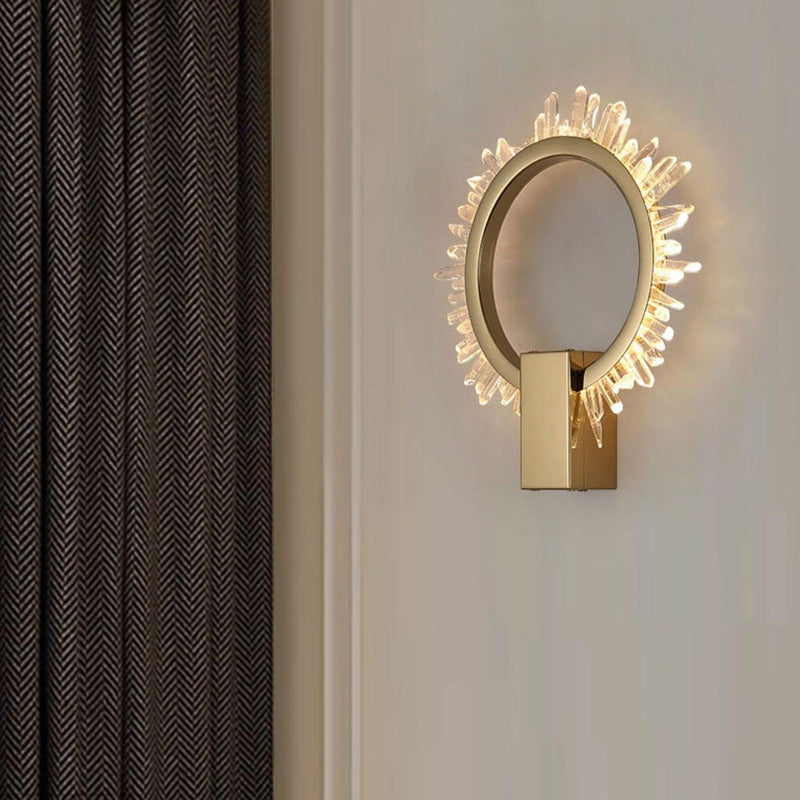 Natural Crystal Wall Lamp-DWHOME
