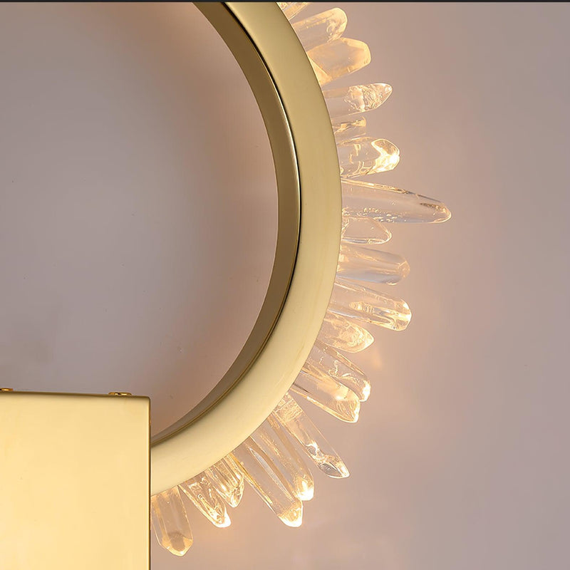 Natural Crystal Wall Lamp-DWHOME