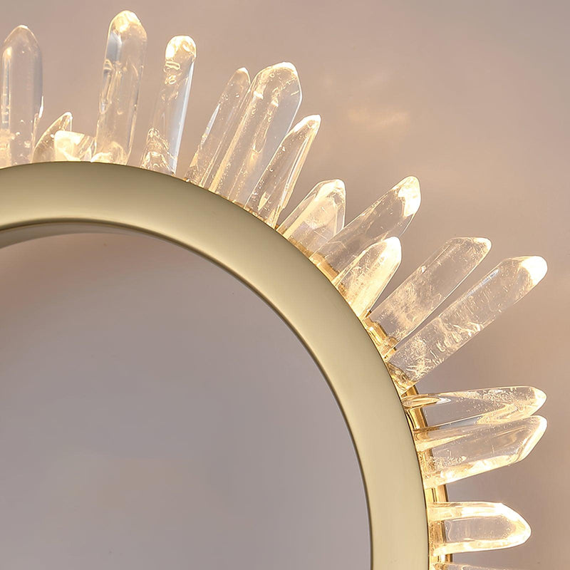 Natural Crystal Wall Lamp-DWHOME