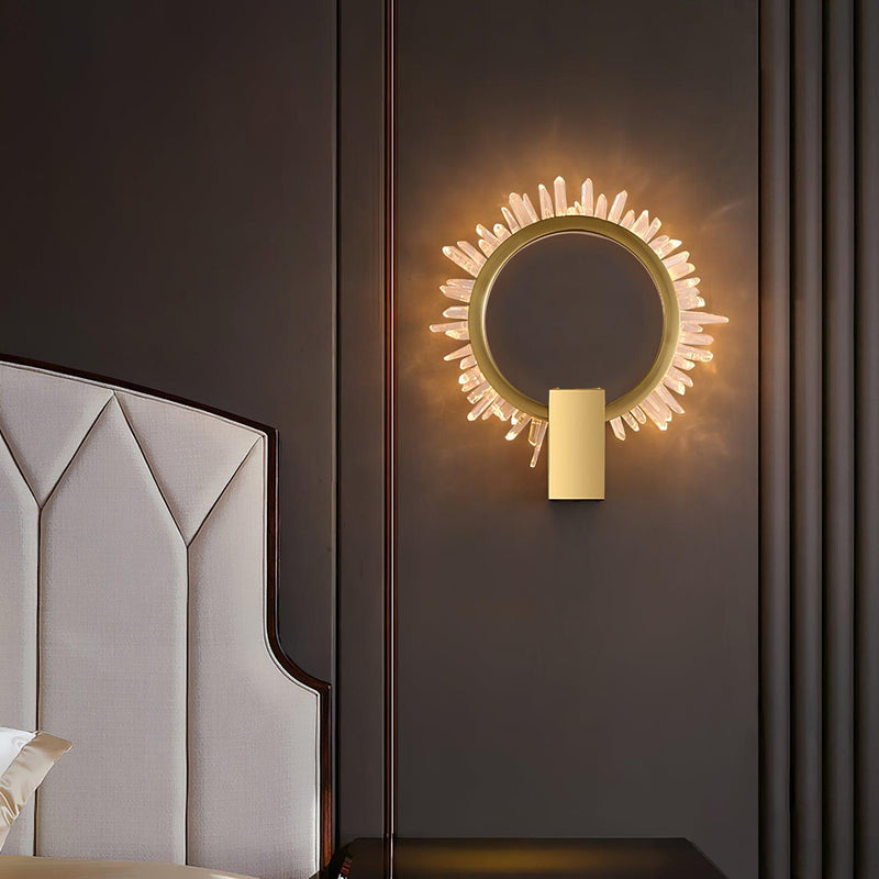 Natural Crystal Wall Lamp-DWHOME