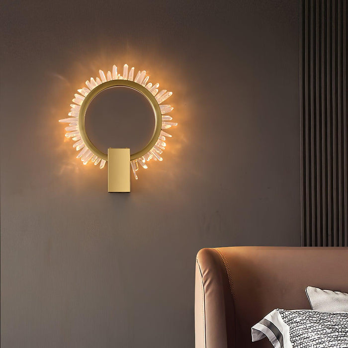 Natural Crystal Wall Lamp-DWHOME