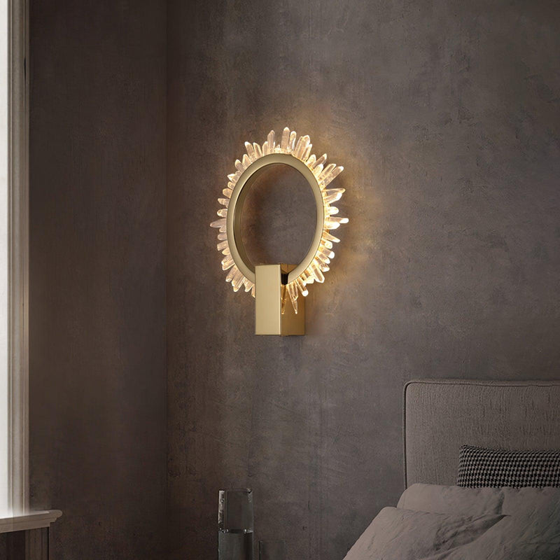 Natural Crystal Wall Lamp-DWHOME