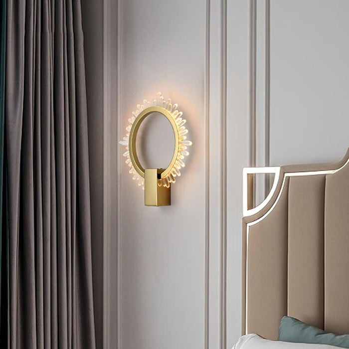 Natural Crystal Wall Lamp-DWHOME