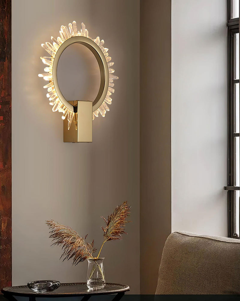 Natural Crystal Wall Lamp-DWHOME