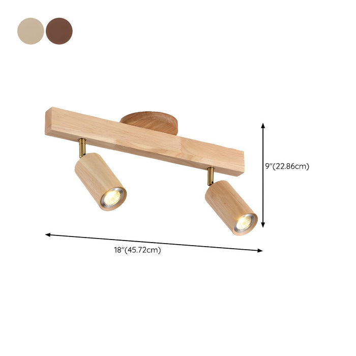 Natural Wood Beam Spotlight Light-DWHOME