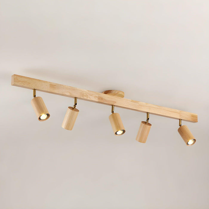 Natural Wood Beam Spotlight Light-DWHOME