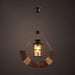 Nautical Industrial Style Wooden Chandelier - DWHOME