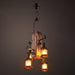 Nautical Industrial Style Wooden Chandelier - DWHOME