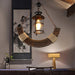 Nautical Industrial Style Wooden Chandelier - DWHOME