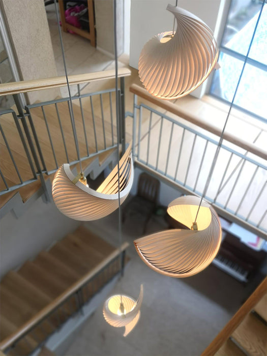 Nautilus Shell Pendant Light-DWHOME