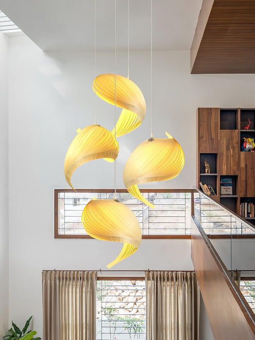 Nautilus Shell Pendant Light.