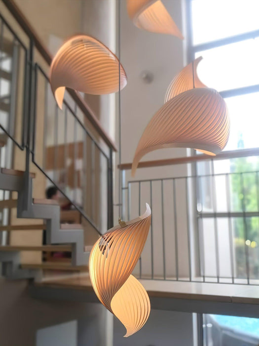 Nautilus Shell Pendant Light.