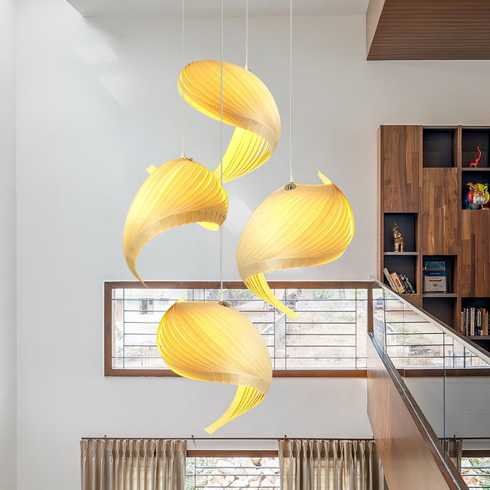 Nautilus Shell Pendant Light-DWHOME