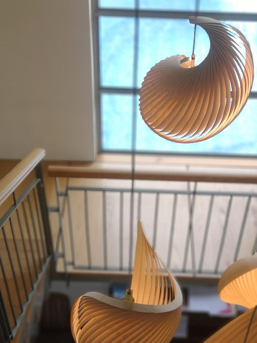 Nautilus Shell Pendant Light-DWHOME