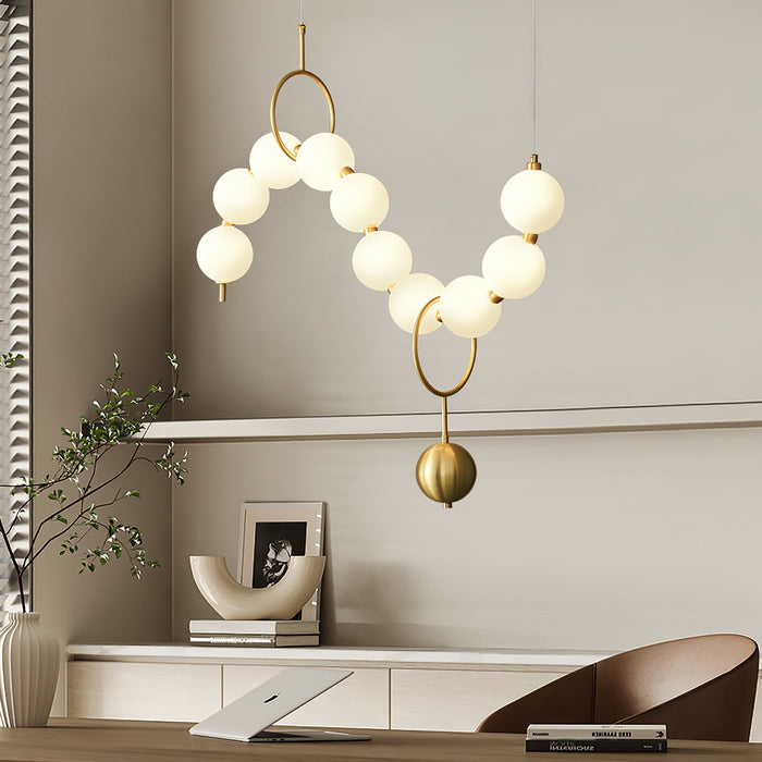 Necklace LED Pendant Lamp.