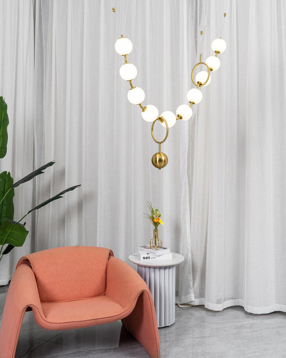 Necklace LED Pendant Lamp.