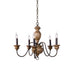 Neddy Wood Chandelier-DWHOME